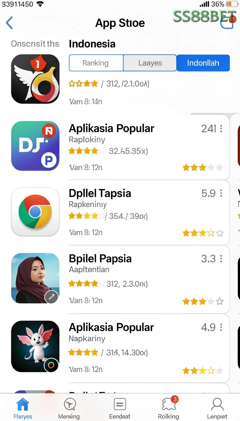 Cuplikan layar WAJAN4D — pengaturan akun