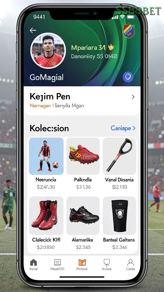 Cuplikan layar CLBKTOTO — menu navigasi